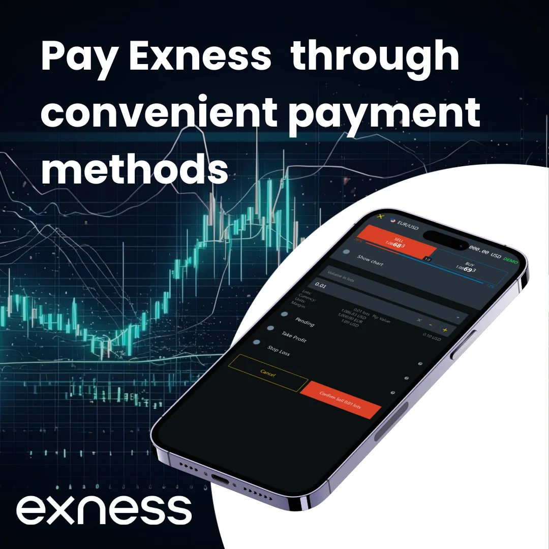 pay Exness  through convenient payment methods