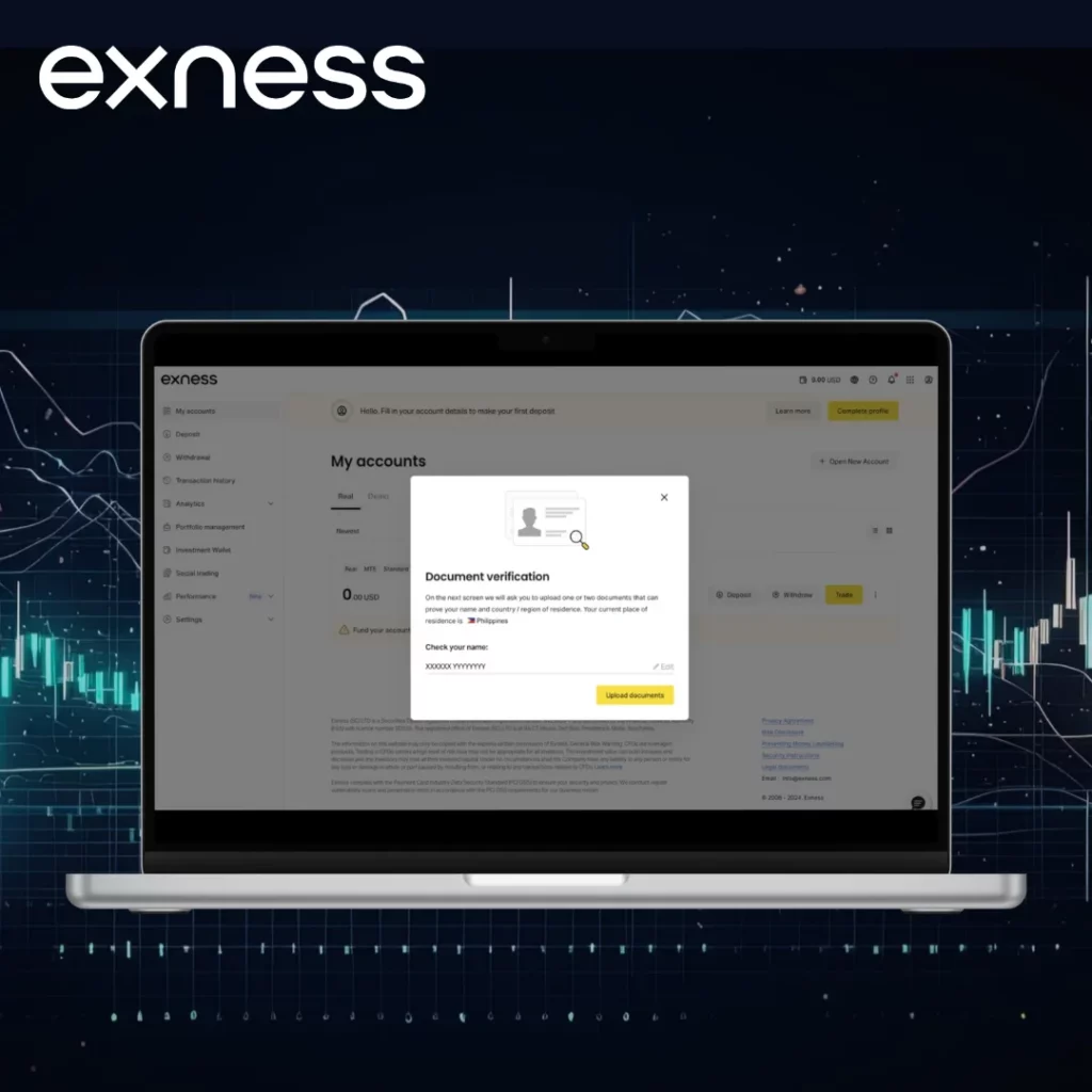 Verification Process Exness Web Terminal